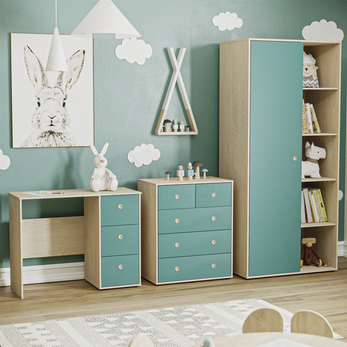 Drawer chest bedside - 5,