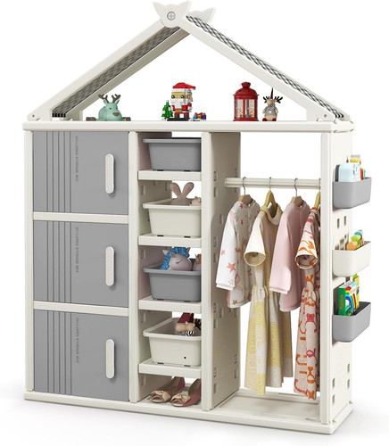 Kids storage closet - kids, closet,