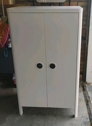 White kids small wardrobe - white,