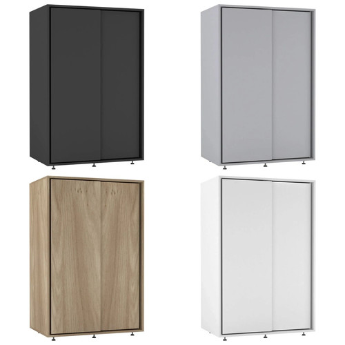 Double sliding door wardrobe - double,