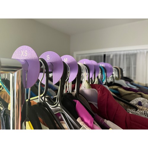 Set purple closet rod - set,