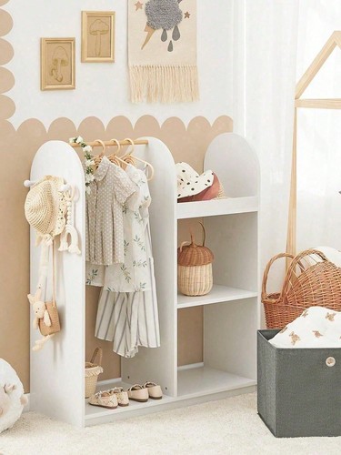 White kids wardrobe - white, with