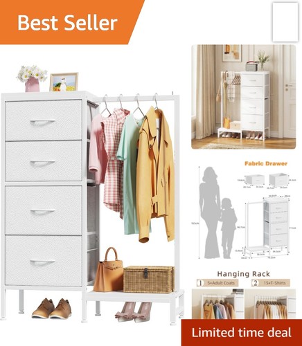 White 111cm tall - white,