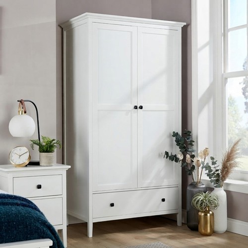 Elegant door white - white, wardrobe